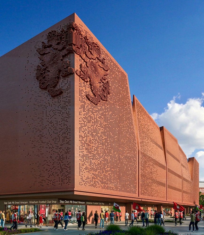 New Wrexham Kop design. 