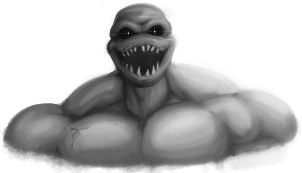 Design was slightly based off of a drawing by jmgn.

Wanted to try using the pencil tools in CSP for this. I don't normally post my experimental art endeavors like this, since I'm a bit shy when it comes to sharing this kinda stuff.
This was reposted because I noticed an error.