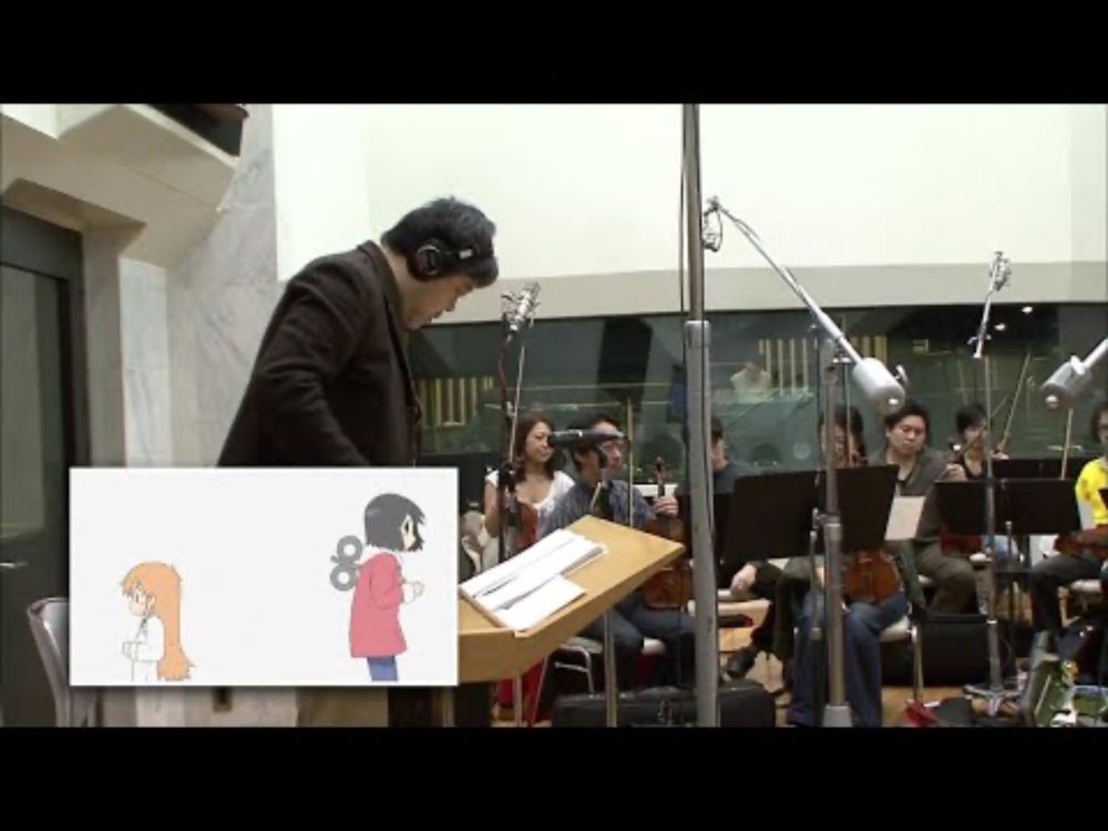 【ENG SUBS】 Anime Nichijou Bonus Footage - BGM Recording Sight (Episode 7~13) 【2 of 2】