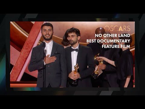 'No Other Land' Wins Best Documentary Feature Film | 97th Oscars Speech (2025)