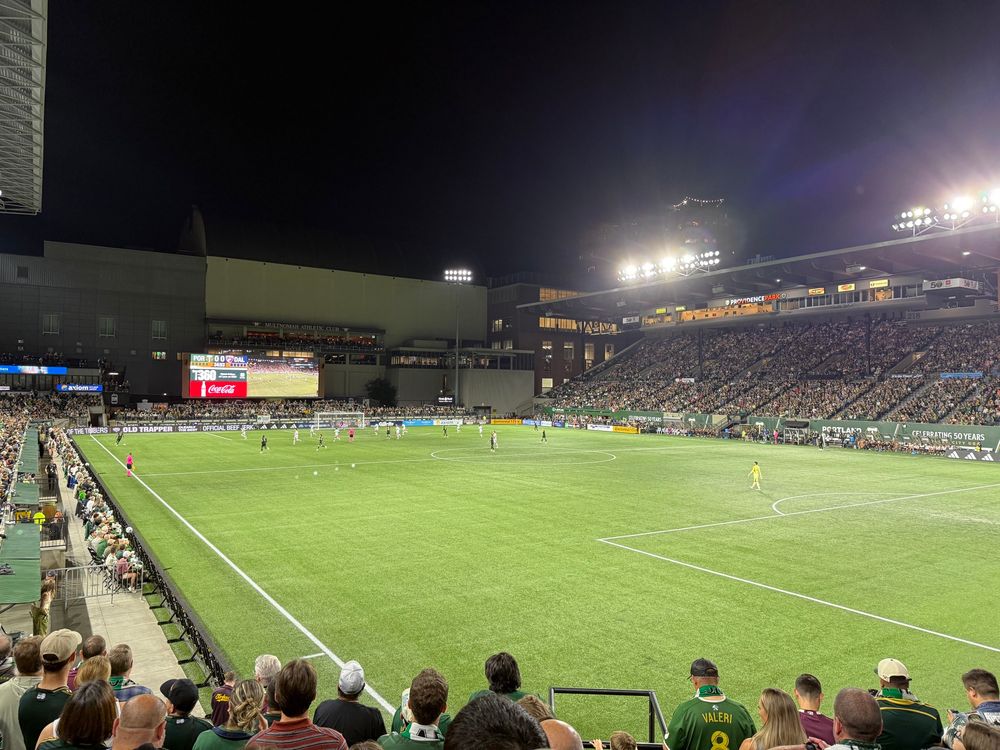Refs at the Portland v Dallas match fail to consider the danger of this war ravaged town