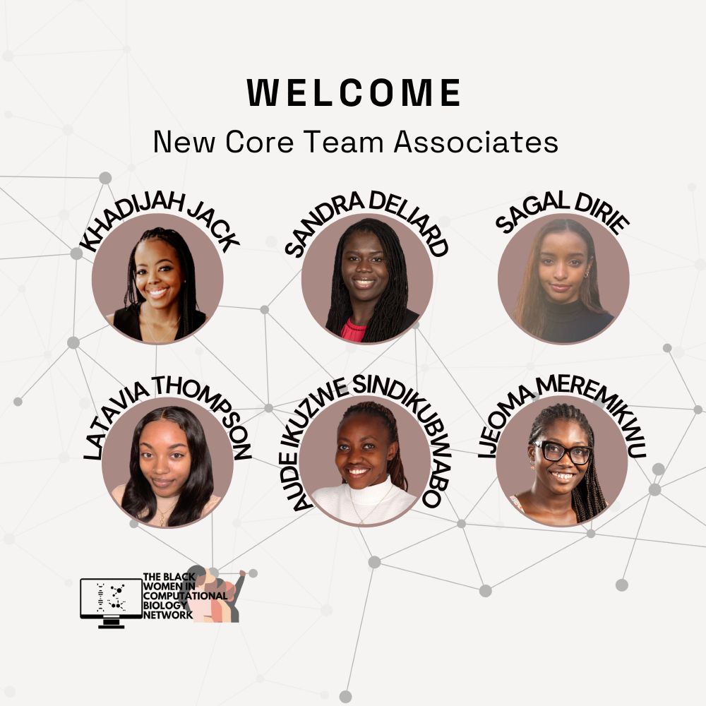 Welcome New Core Team Associates. Khadijah Jack, Sandra DEliard, Sagal Dirie, Latavia Thompson, Aude Ikuzwe Sindikubwabo, Ijeoma Meremikwu.