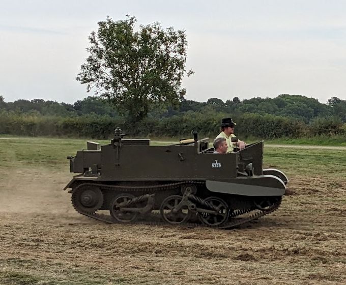 Waitman Wade Beorn in a universal carrier at We Have Ways Fest Drei.