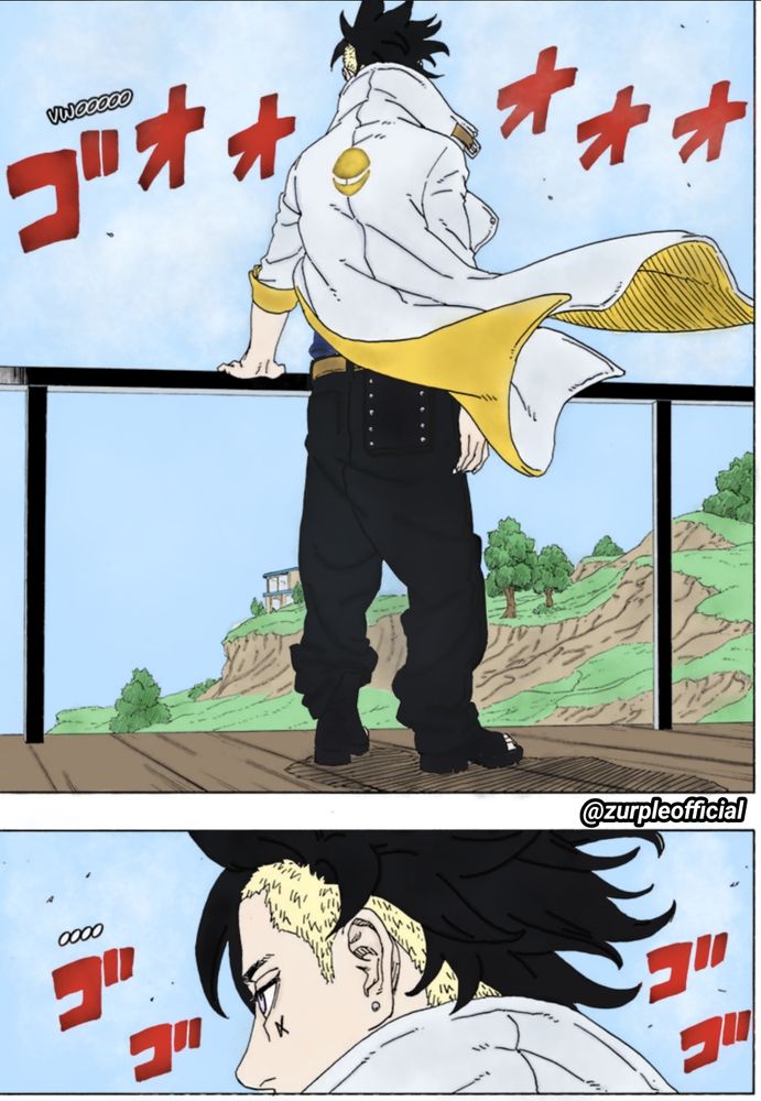 Kawaki staring in the distance. Boruto: Two Blue Vortex.
