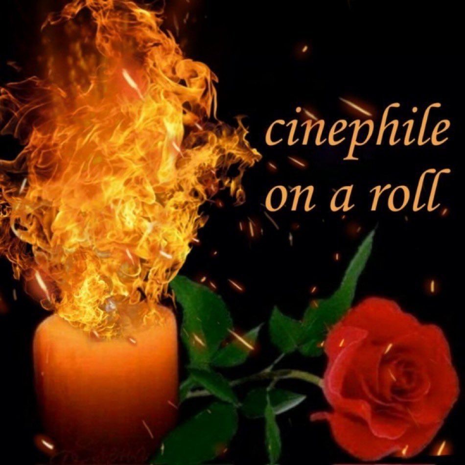 Meme "cinephile on a roll" avec une rose et la bougie en feu