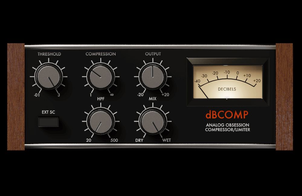 UI of Analog Obsession dbComp