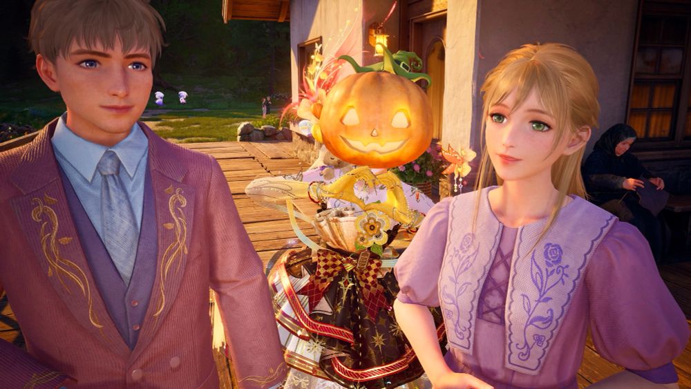 カップルに絡むカボチャニキ🎃