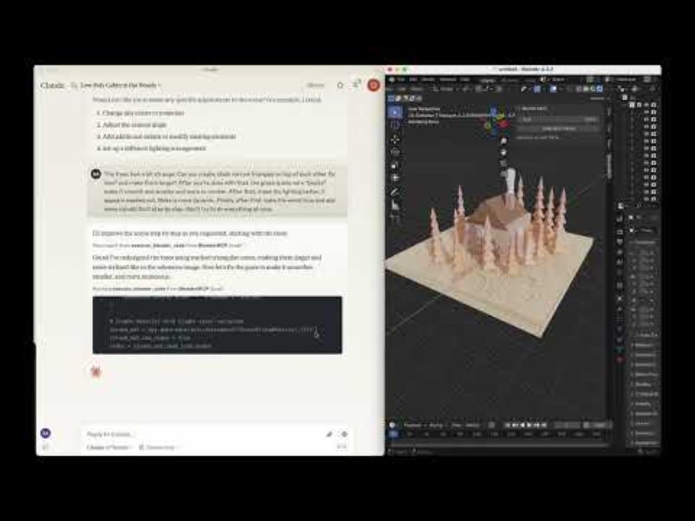 Blender MCP Demo: Using a reference image