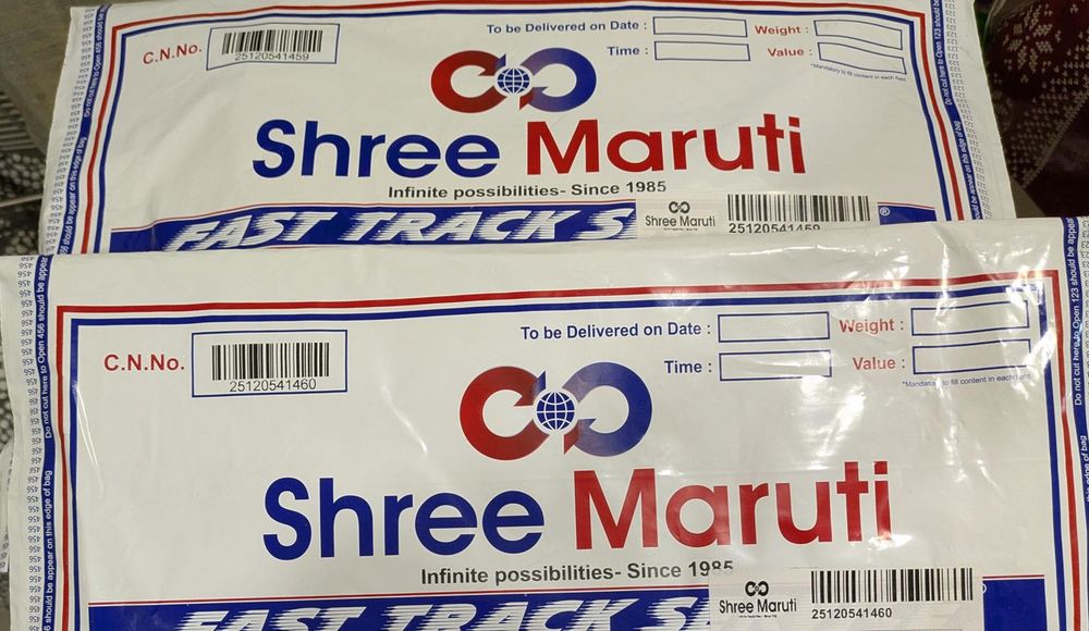 Currier packages with our renewed passports