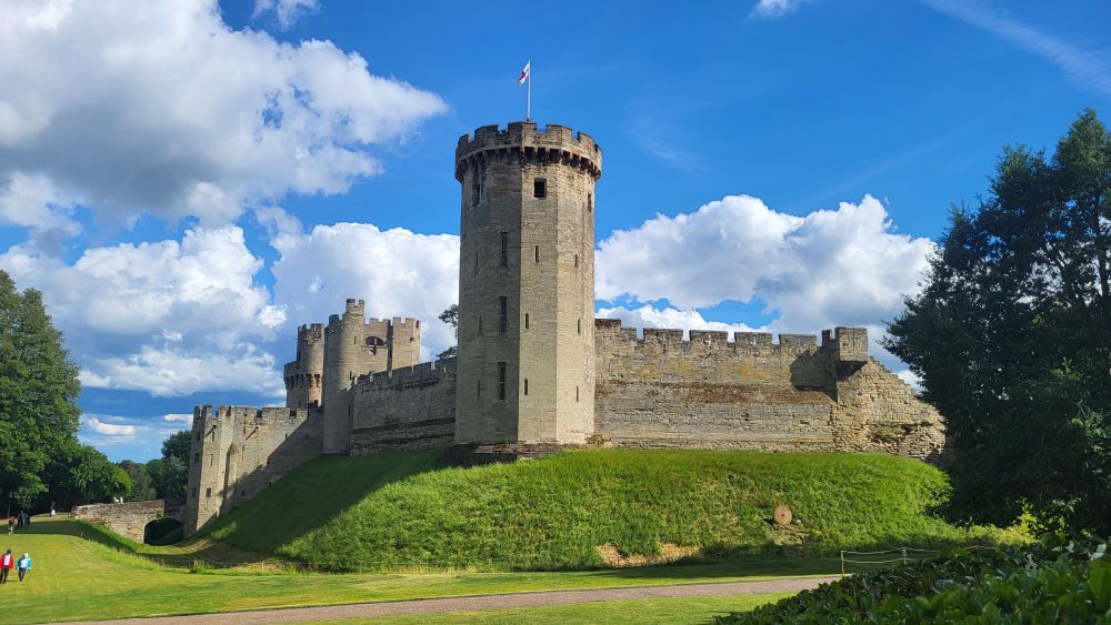 The warwick castle. 