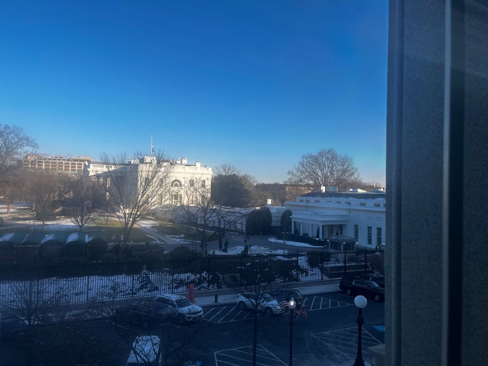 View of the White House from the EEOB
