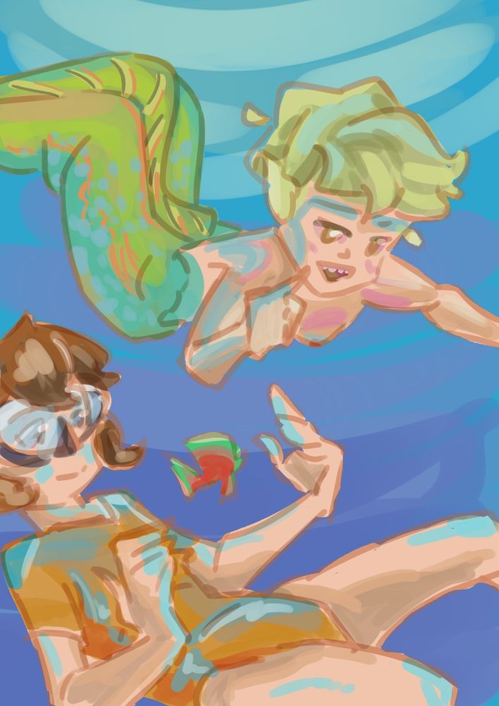 Moray Eel Mermaid wants a Snack (DAY 25)