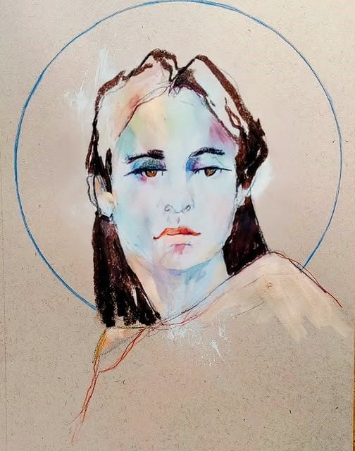 Face #sketch #draw #art #ArtYear #artonpaper #handdrawn #drawing #face #portrait #illustration #illustrator 