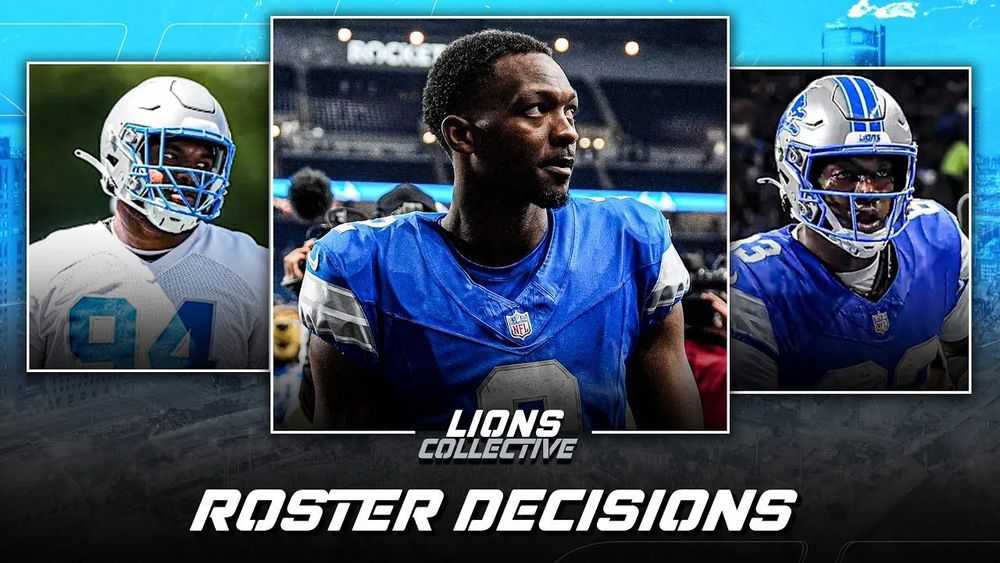 The Lions Roster moves are about to be major...Make sure to subscribe to Lions Collective for new roundtable episodes every week, live, on Tuesday at 6 pm ET...