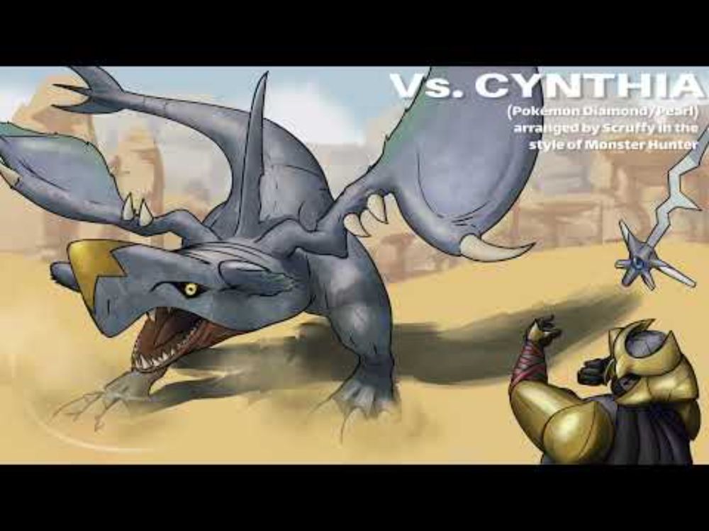 Vs. Cynthia - A Pokémon/Monster Hunter Cross-Arrangement by Scruffy