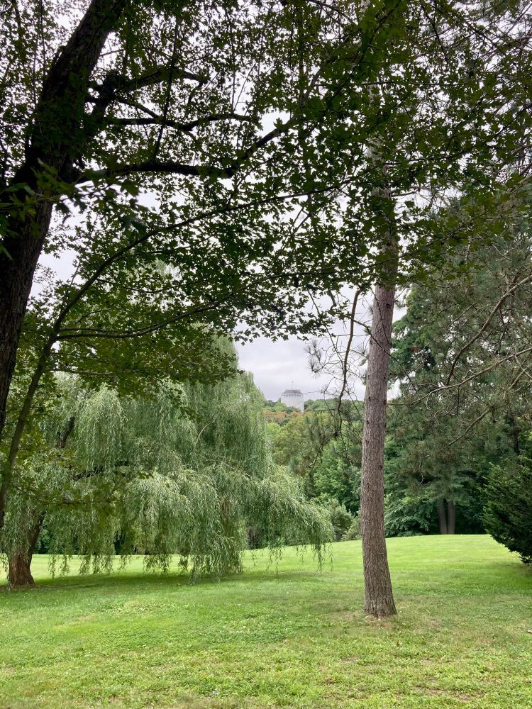 Photo of Thomas Hill standpipe in distance