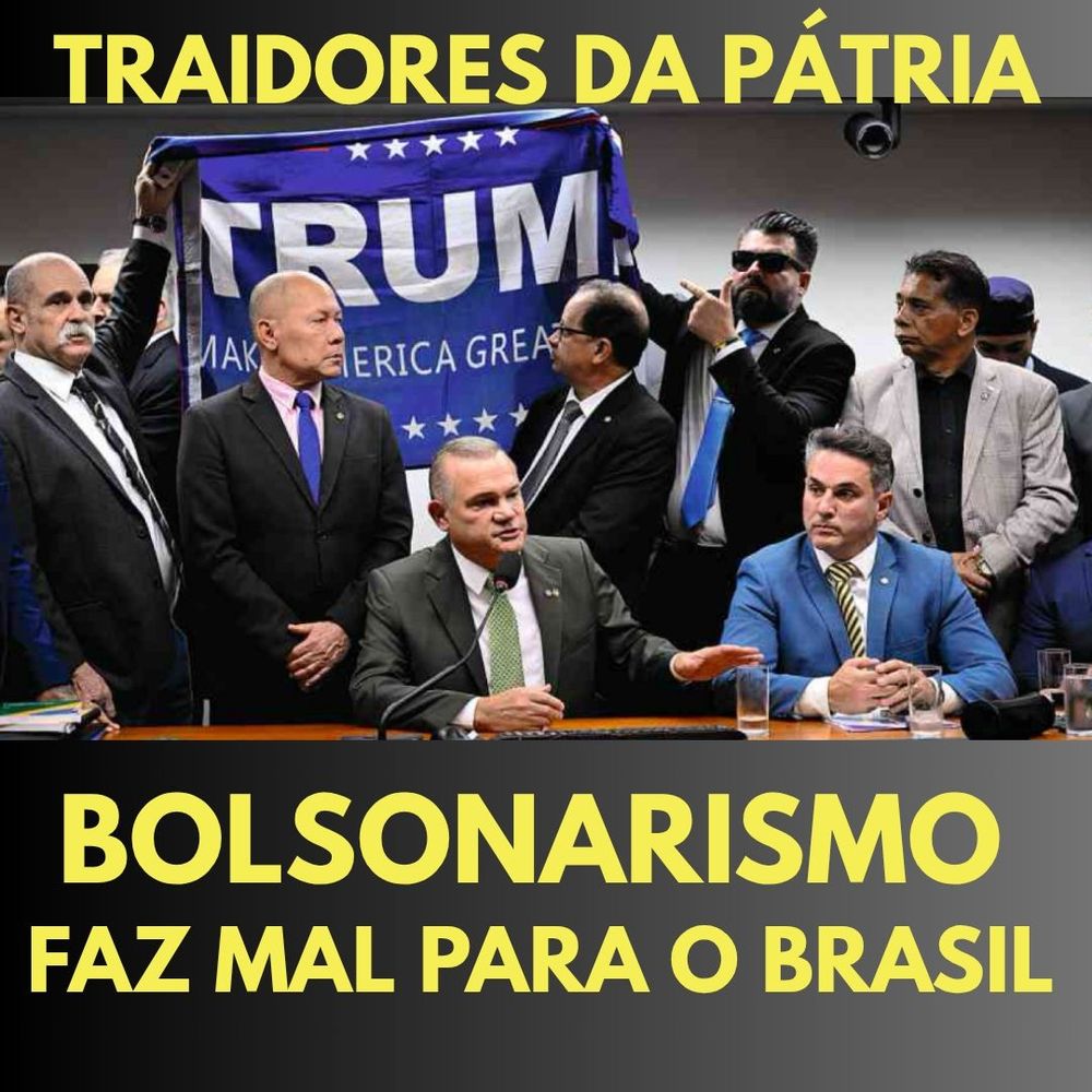 CASSAÇÃO DOS BOLSONARISTAS LAMBE-BOTAS DO TRUMP TRAIDORES DO BRASIL E CADEIA 
EXTINÇÃO DO PL TRAIDOR GOLPISTA 
