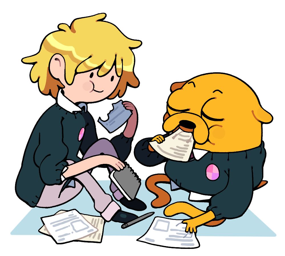 Finn joining him.