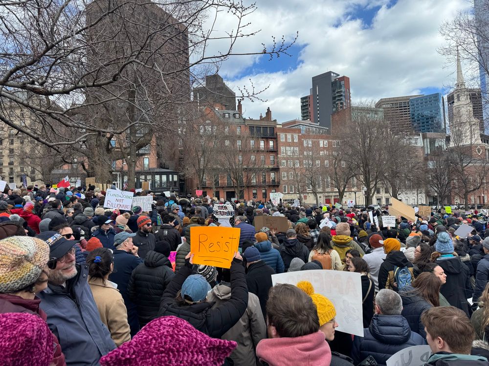 Stand up for Science rally in Boston