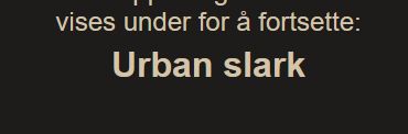 BankID-kode: Urban slark