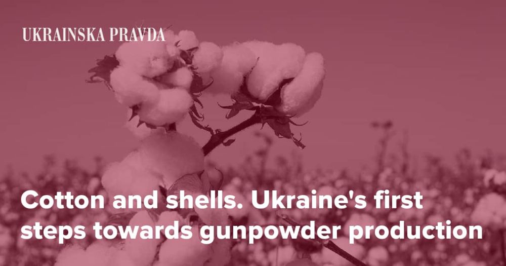 Cotton and shells. Ukraine’s first steps towards gunpowder production