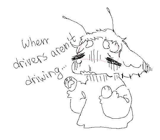When drivers aren't driving...
