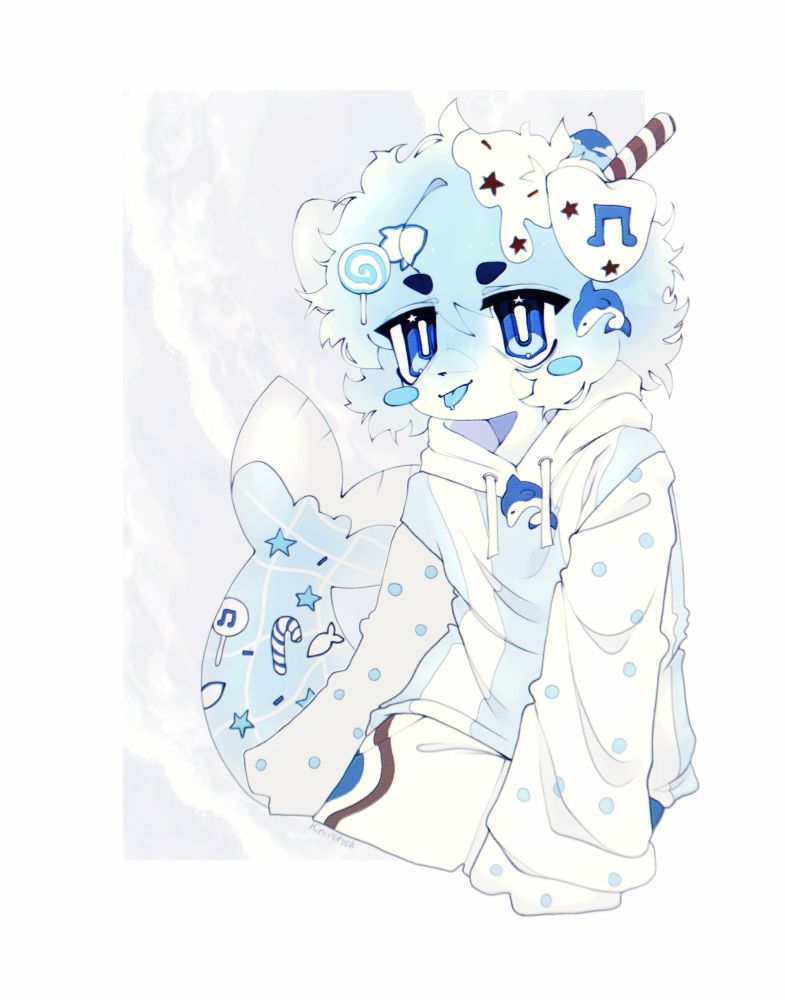 https://artfight.net/character/7635271.puru 
Link to the character 👆 
Owner: MemoryART69
Designer: Rocky