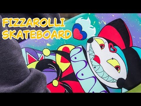 Helluva Boss Skateboard Timelapse