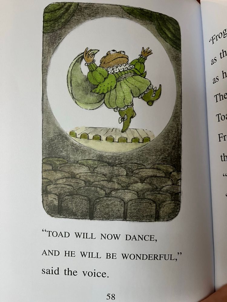 Toad will now dance and he will be wonderful 
