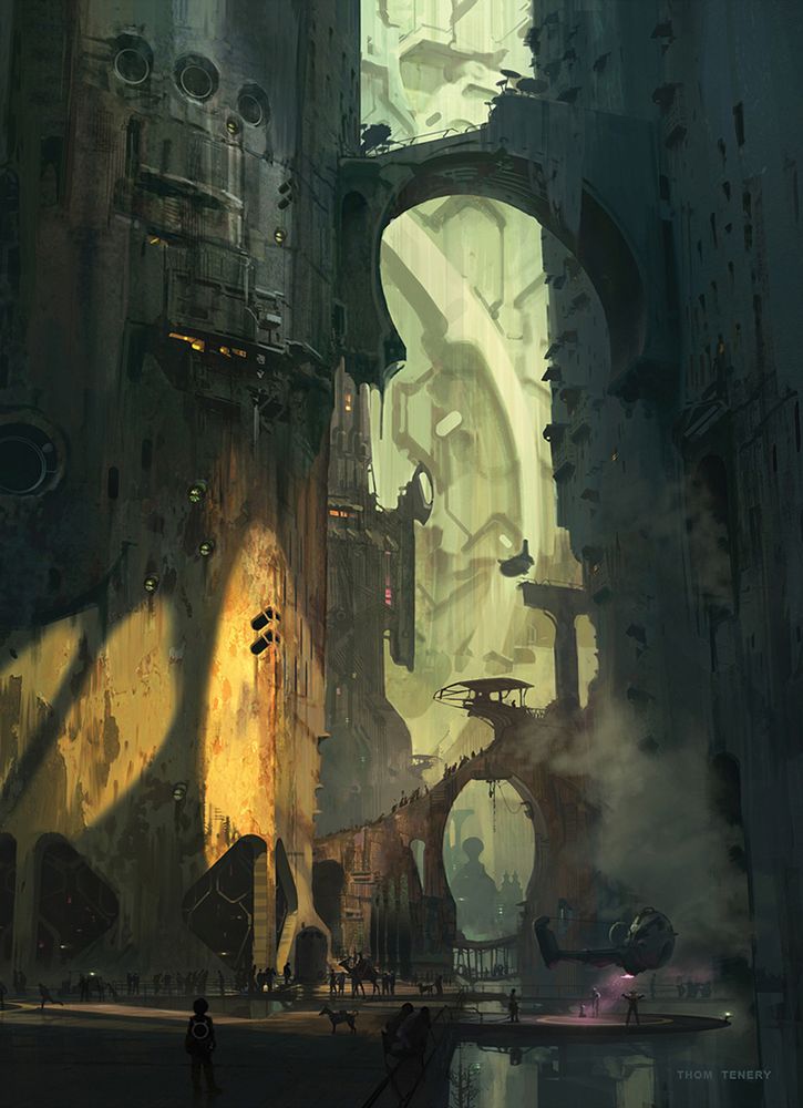 illustration for BLAST: spaceship sketches and rendering, published 2012, Design Studio Press.