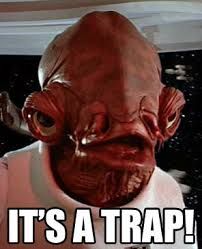 Admiral Ackbar, upon arriving in Canada.