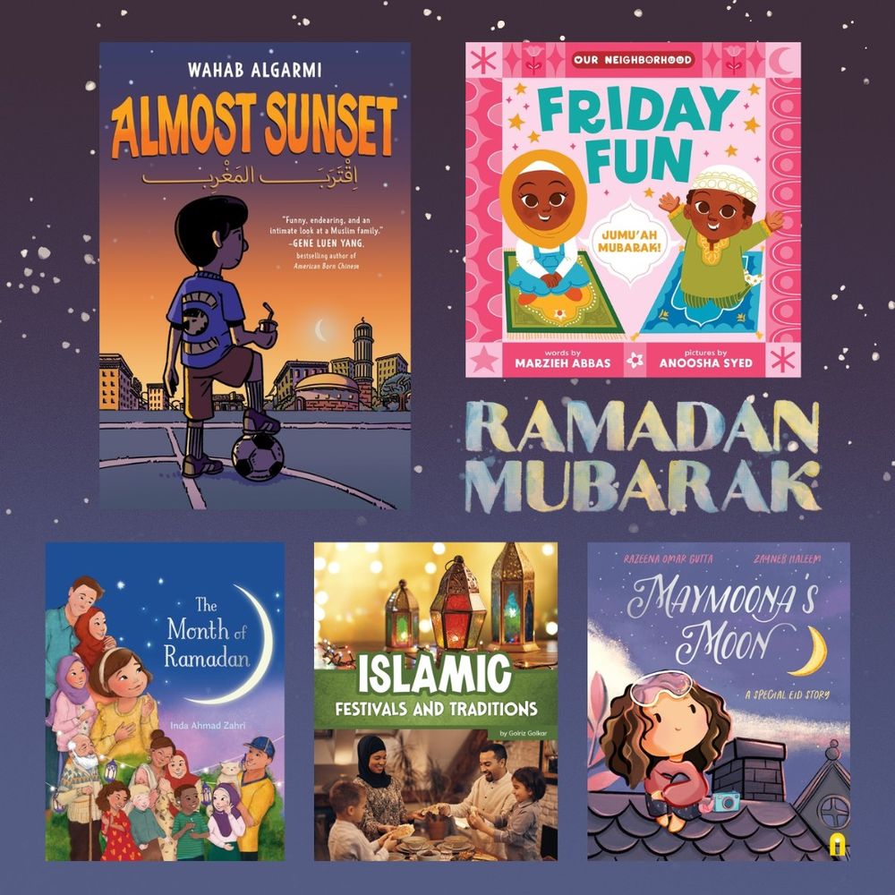🌙 Check out our robust collection of children's books about #Ramadan, including these brand new titles!
https://www.bookelicious.com/search/?q=ramadan
@marziehabbas.bsky.social, @anooshasyed.com, Inda Ahmad Zahri, Wahab Algarmi, Razeena Omar Gutta, Zayneb Haleem
#RamadanMubarak #kidlit #edusky