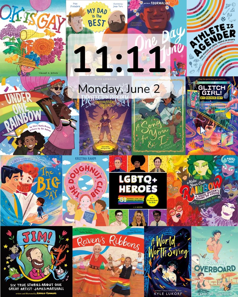 It's Monday and PRIDE MONTH! 🏳️‍🌈 ❤️ 📚 What are you reading?! #EduSky #kidlit #IMWAYR #PrideMonth