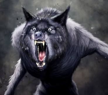 werewolf screaming in rage