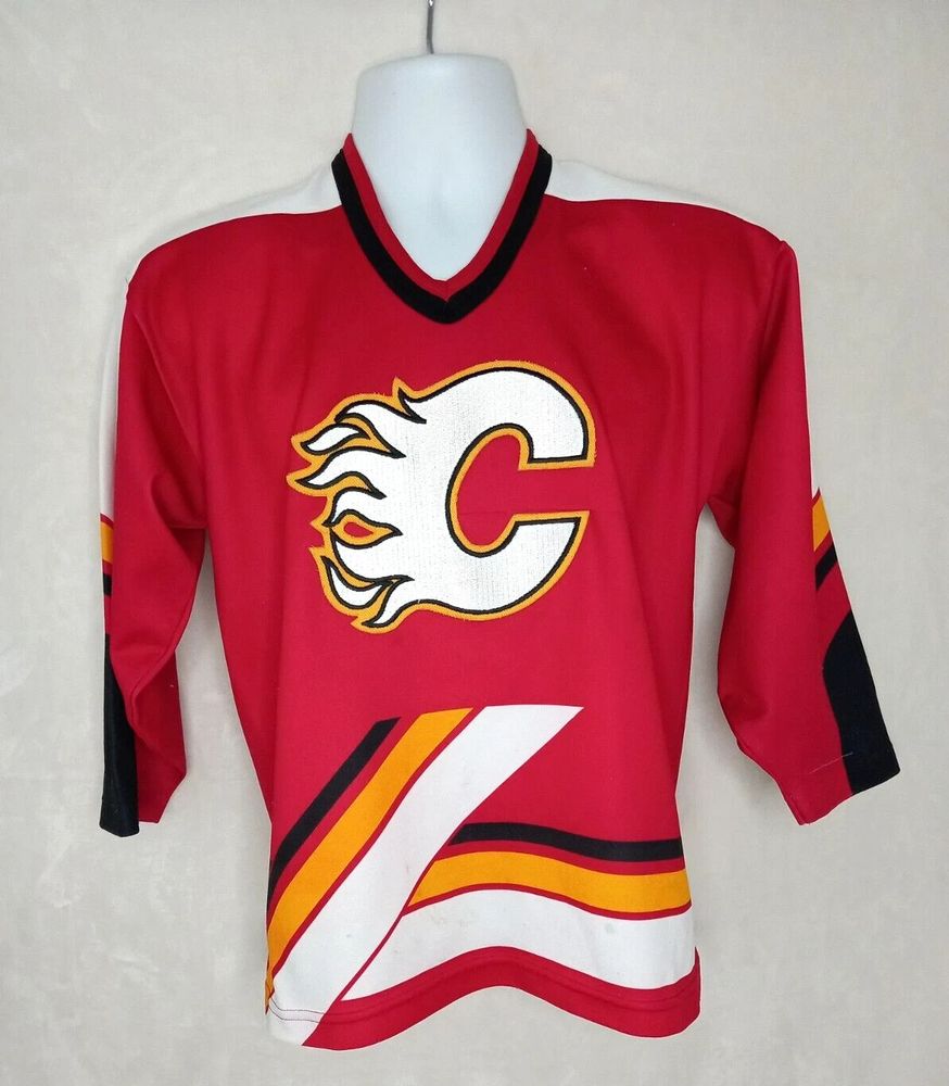 the perfect 1990s Calgary Flames jersey
