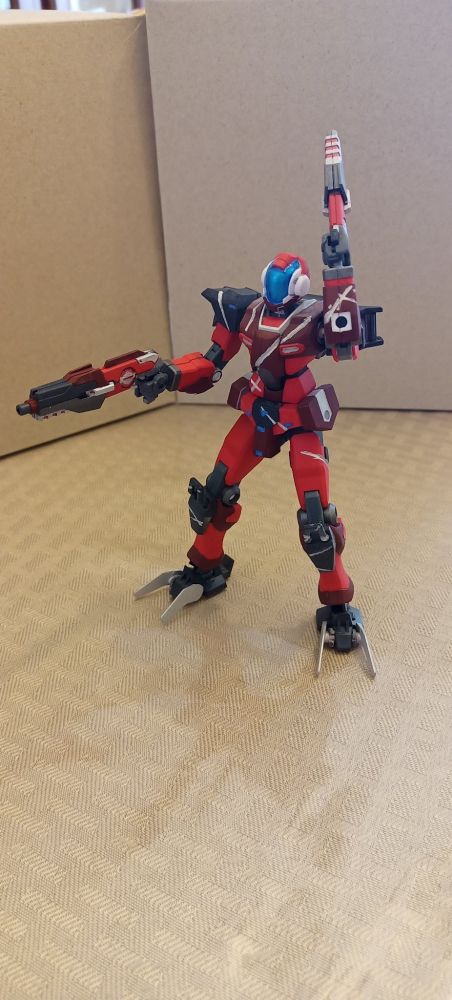 Model kit GBN Guard 00 Frame dual welding plastic shotgun.