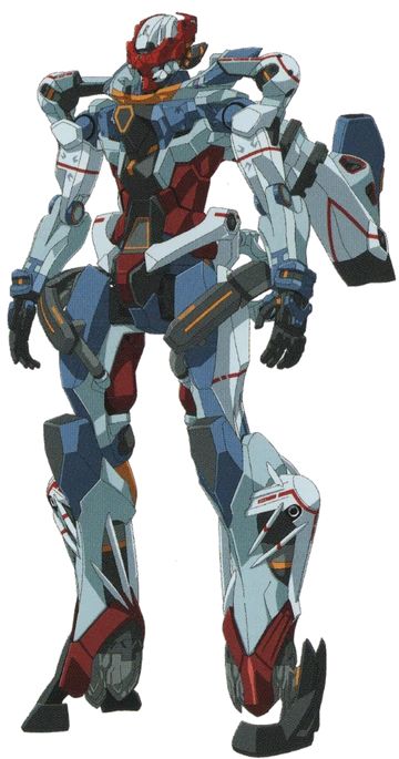 GQuuuuX’s titular mobile suit, the gMS-Ω GQuuuuuuX. it is extremely over-designed and has too many sharp edges