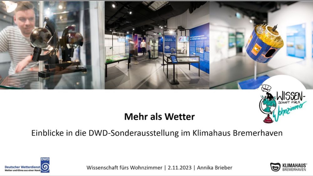 Mehr als Wetter – Einblicke in die DWD-Sonderausstellung im Klimahaus Bremerhaven