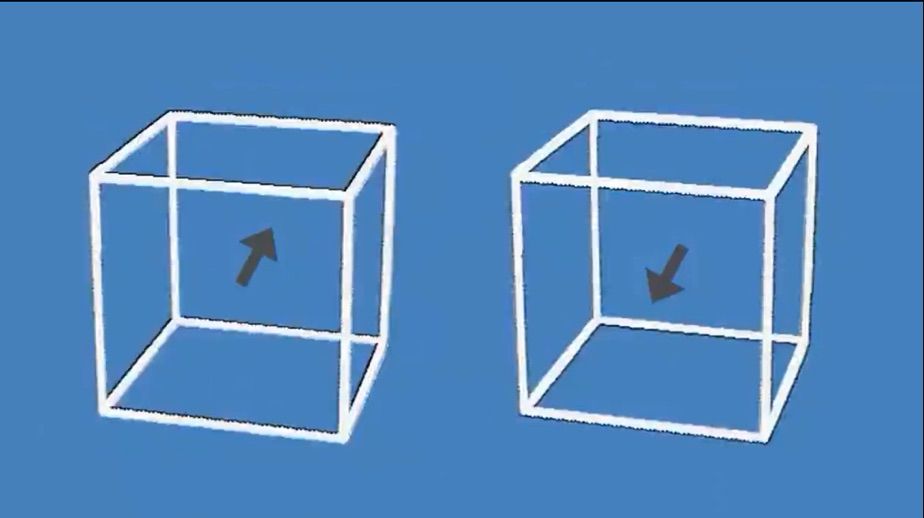 Two boxes that are not moving