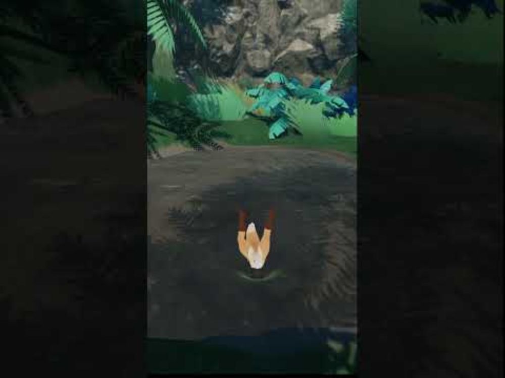Cute Furry Foxgirl jumps Headfirst into Quicksand!