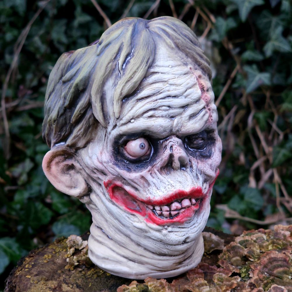 Shock monster inspired mug.  Porcelain ceramic glazed with joker makeup