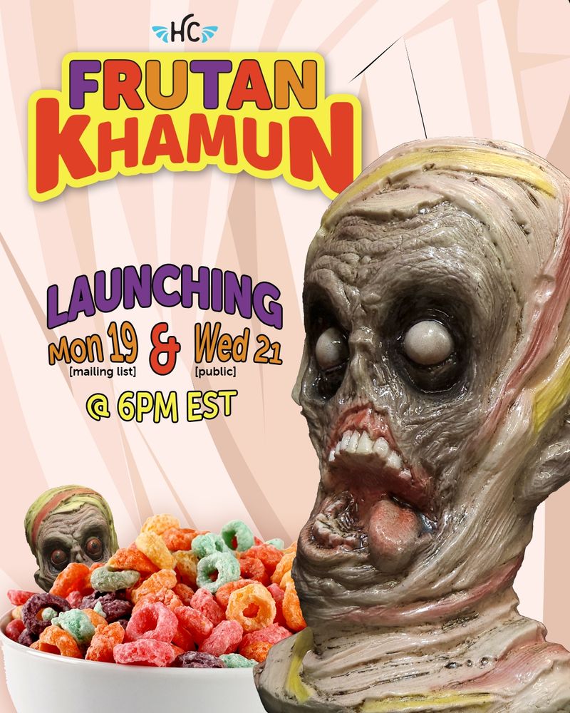 New Frutankhamun mug.  Launching Monday may 19, for our mailing list. Wednesday may 21 for everyone.  At 6pm eastern time.