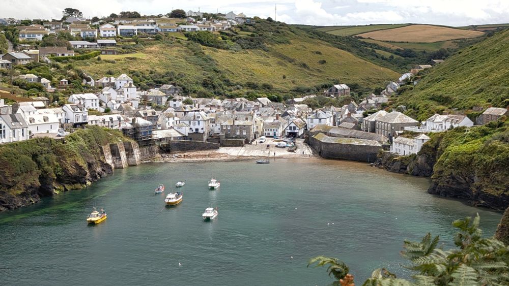 Fischerdorf in Cornwall 