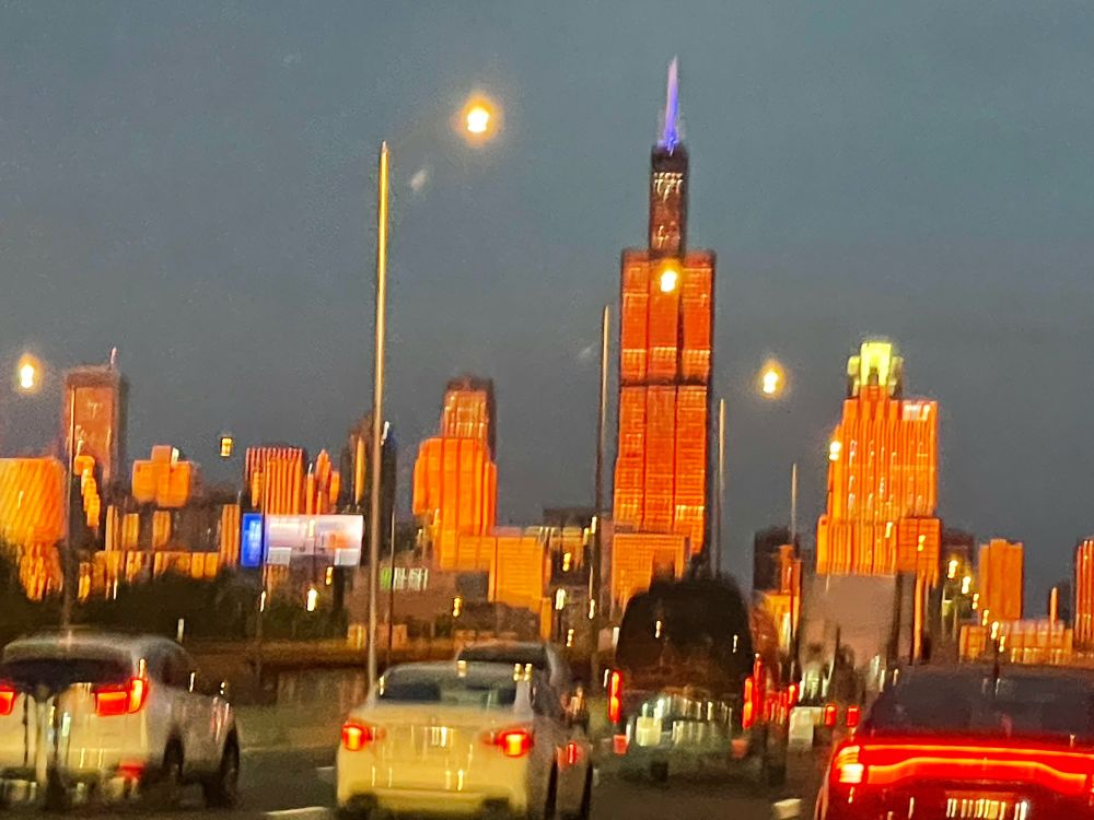 The skyline of Chicago, Illinois