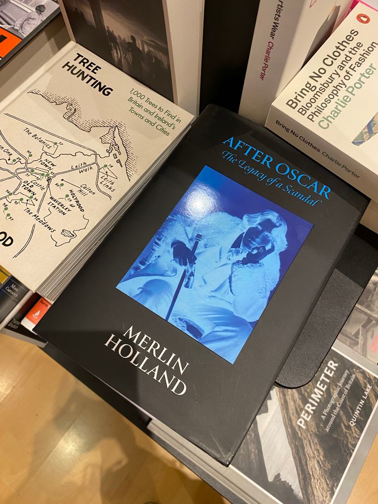 Photo of Merlin Holland‘s book After Oscar, taken in a bookshop in Brick Lane