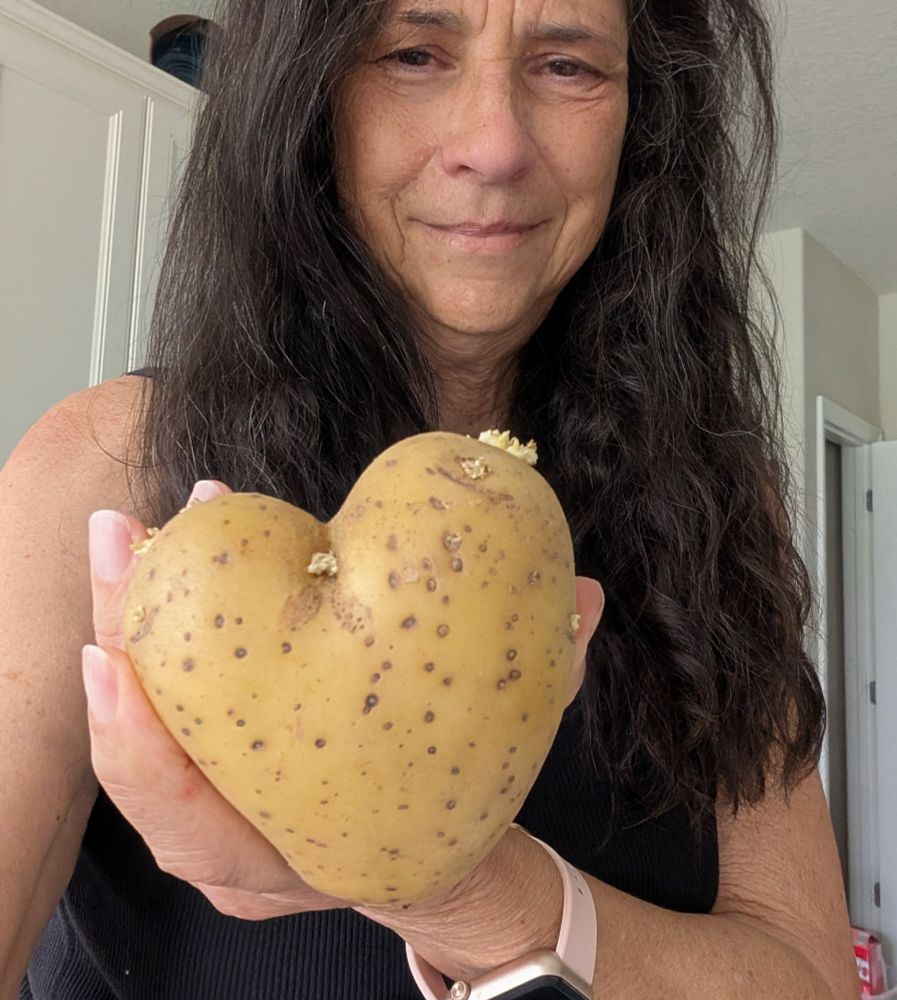 I love potatoes. I didn't know potatoes loved me. 