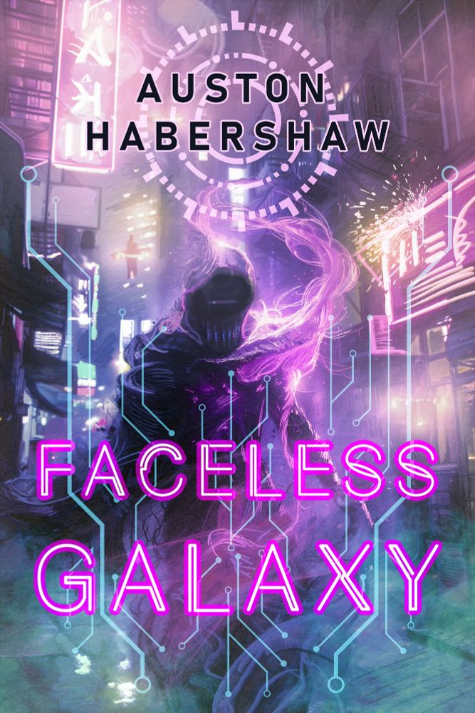 The cover of Auston Habershaw's FACELESS GALAXY