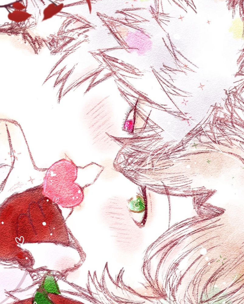 おめめの差分です❤️💚