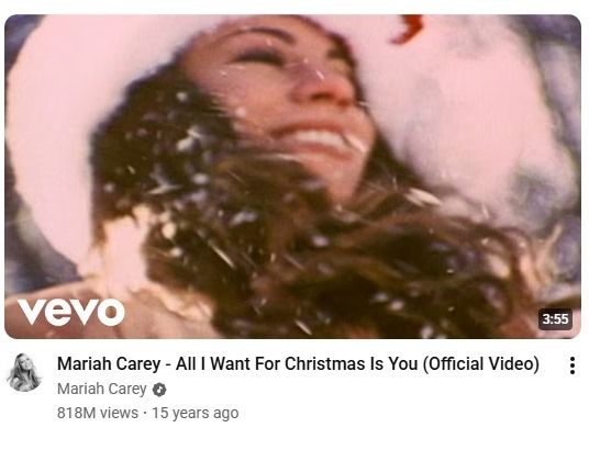Mariah Carey - All I want for Christmas is you