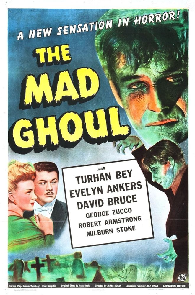 The Mad Ghoul (1943) ⭐ 5.8 | Horror, Sci-Fi, Thriller